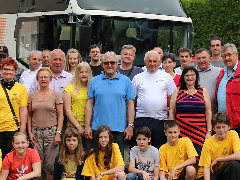 Gradski puhački orkestar Lipik, predstavnici Grada Lipika i članovi Lipik Komitee