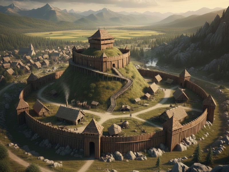 Gradišta Blatuško brdo 1 -  idejna rekonstrukcija