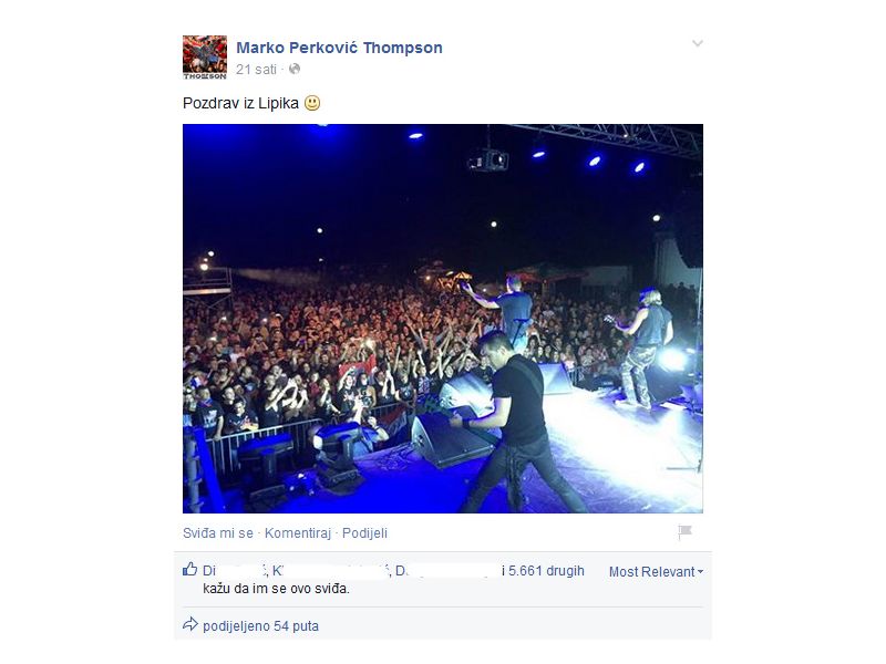 Facebook stranica MPT