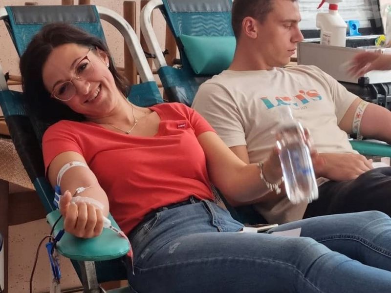 Kao što je bilo i najavljeno Gradsko društvo Hrvatskog Crvenog križa Pakrac u suradnji s Hrvatskim zavodom za transfuzijsku medicinu iz Zagreba u prostoru Vatrogasnog doma u Lipiku provelo je 29. kolovoza treću ovogodišnju akciju dobrovoljnog darivanja krvi. Foto: GD HCK Pakrac