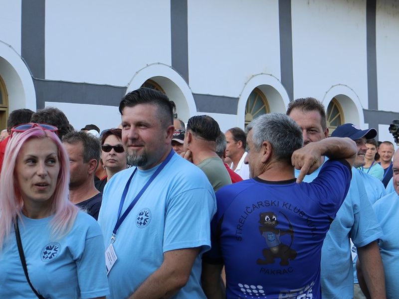 Hrvatska reprezentacija s osam streličara iz SK Kuna Pakrac