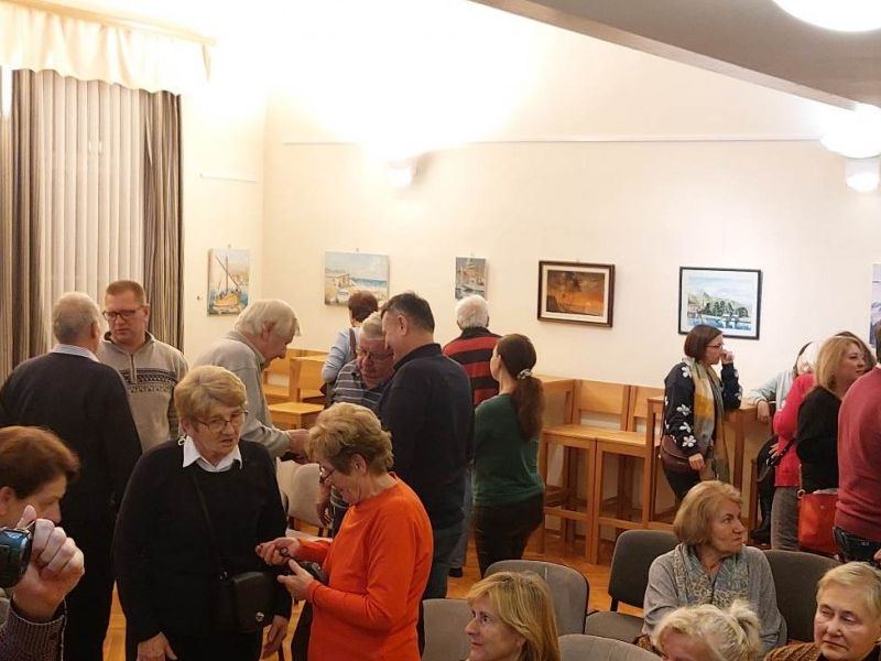 Svečano otvorena likovna izložba zajednice Talijana iz Lovrana /Compas.hr