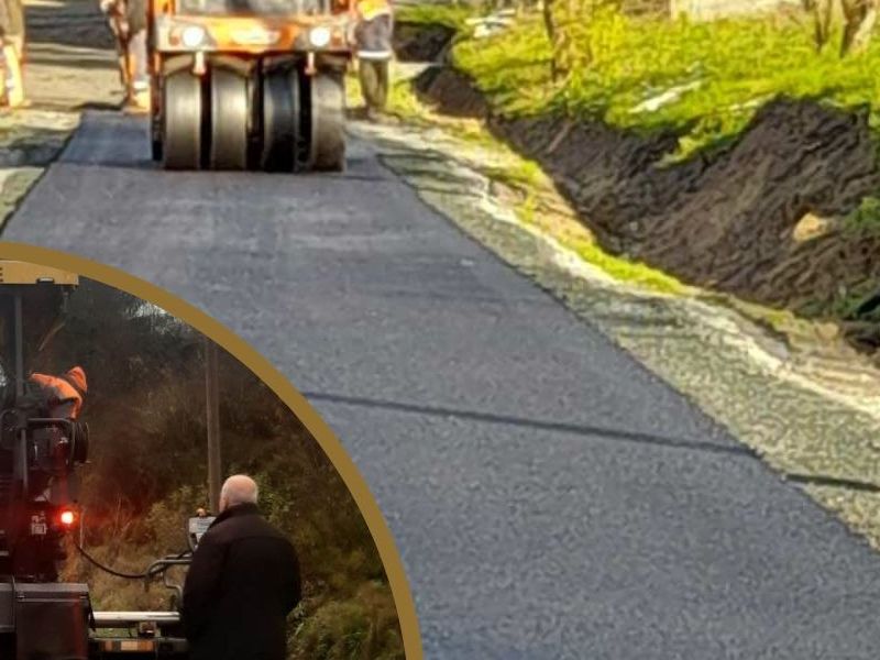 Asfaltirana cesta u naselju Strižičevac / Compas.hr