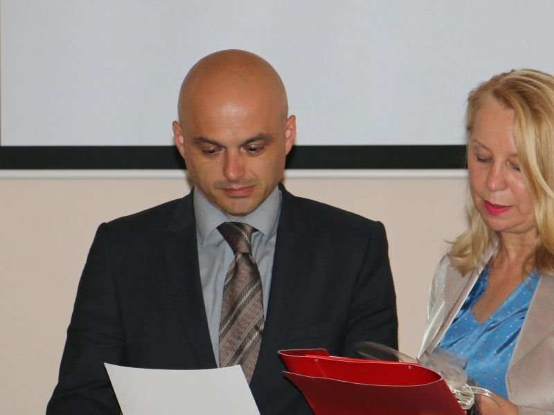 Tijekom svečanosti obilježavanja Međunarodnog dana setrinstva u Lipiku s ravnateljem Darkom Puljašićem