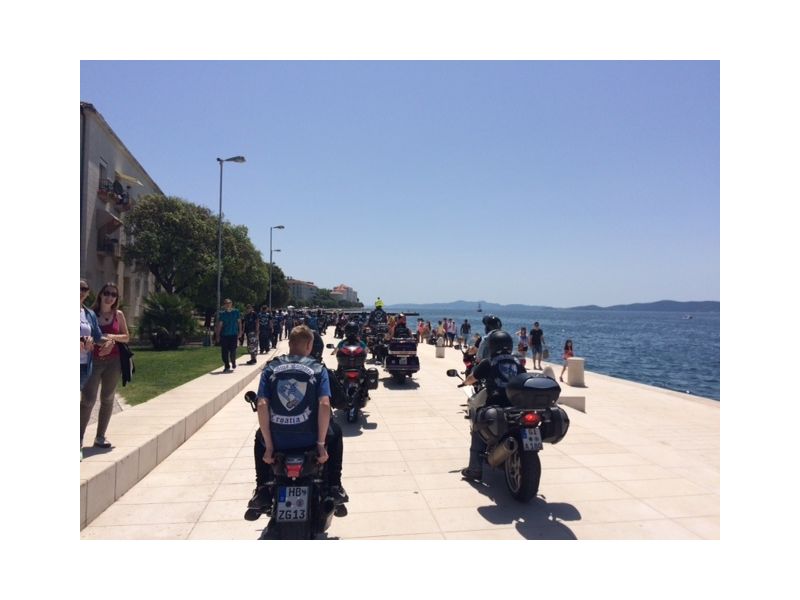defile motora na zadarskoj rivi