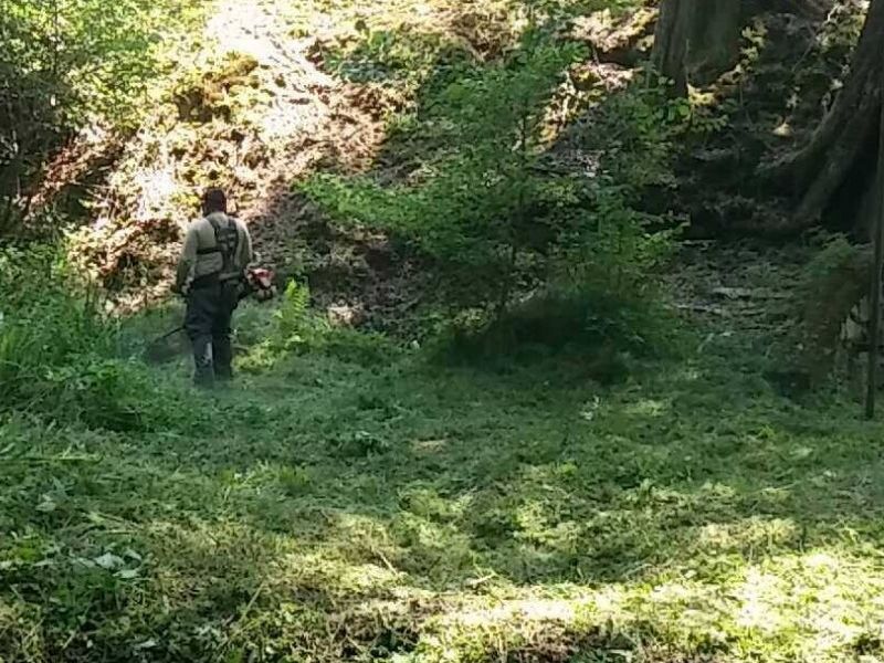 košnja trave na izvorištu Bukovac