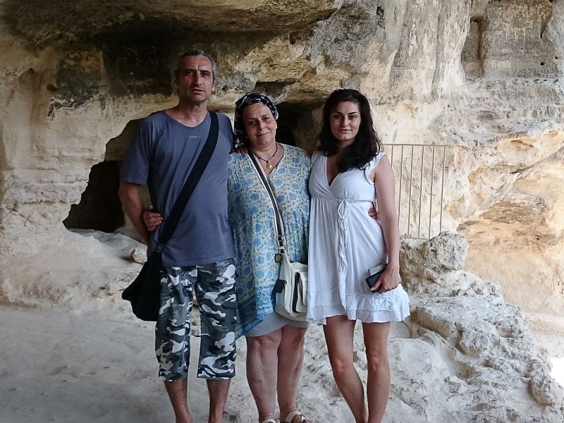 Danijela s obitelji, ocem Srećkom i majkom Teodorom