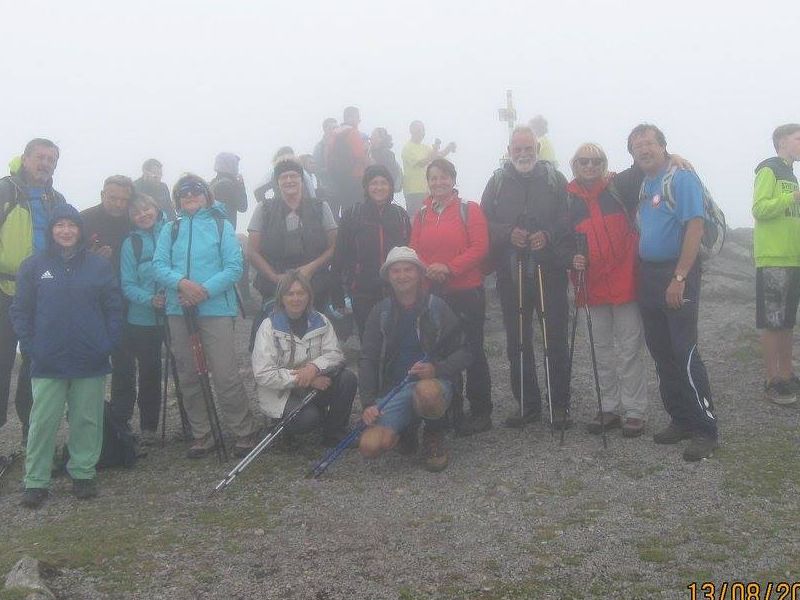 na vrhu Male Fatre, Velikom Krivanu (iznad 1700 m)