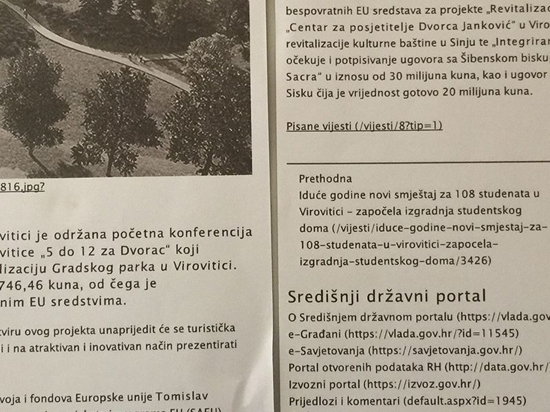 Vijest koju je donio vijećnik Ždralović na Gradsko vijeće