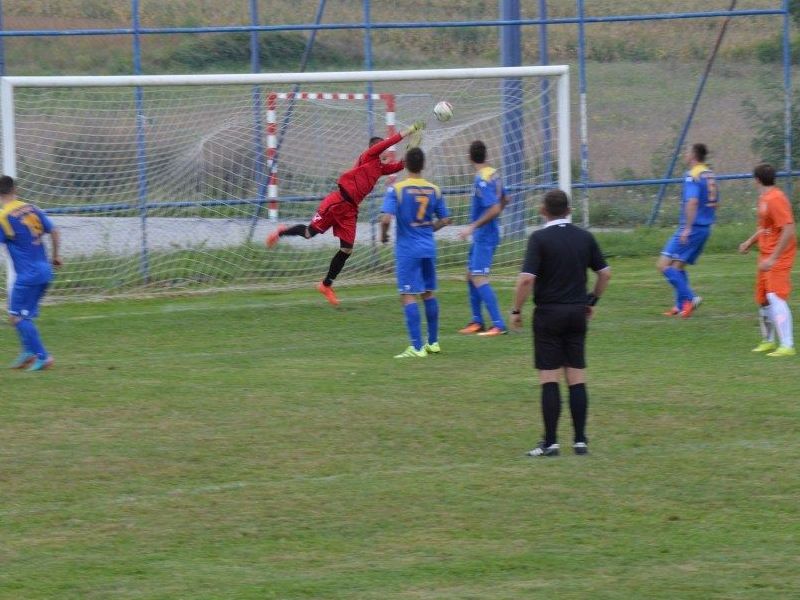 pogodak T. Savija za NK Croatiju u Donjoj Obriježi (izvor: NK Croatia Donja Obrijež, Ivica Pellegrin)
