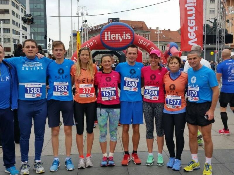 Danijel Klaić s klupskim kolegama iz AK Moslavina u pokretu