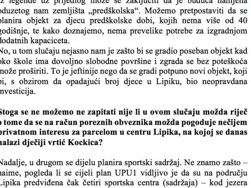 Otvoreno pismo gradonačelniku