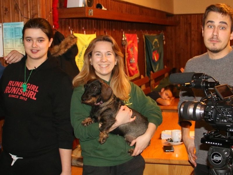 Dean Nagy s voditeljima izviđača iz Zagreba i studentima Akademije dramske umjetnosti u Zagrebu