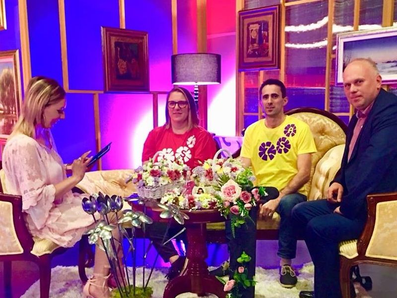 Zvjezdano popodne s Cecilijom (Osječka televizija): Veronika Prhal, Hrvoje Kovačić i Slobodan Katunar