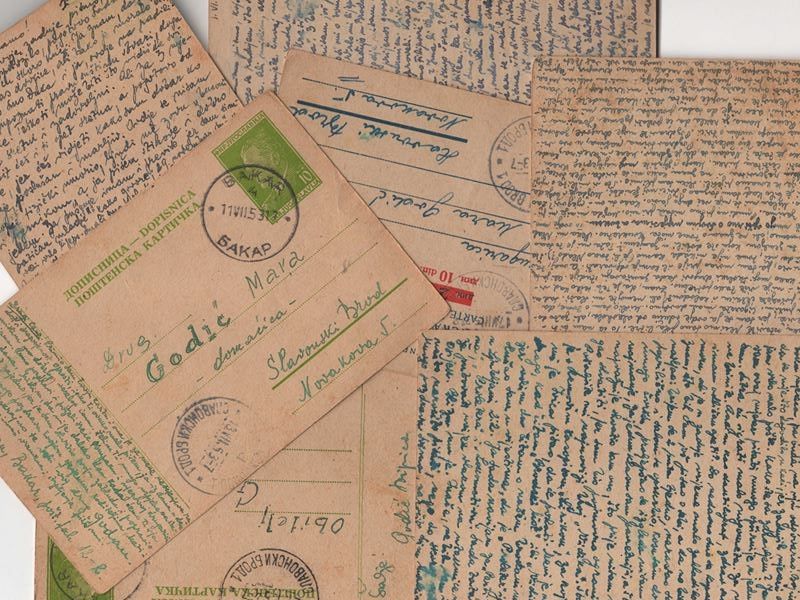 Dopisnice s Golog otoka