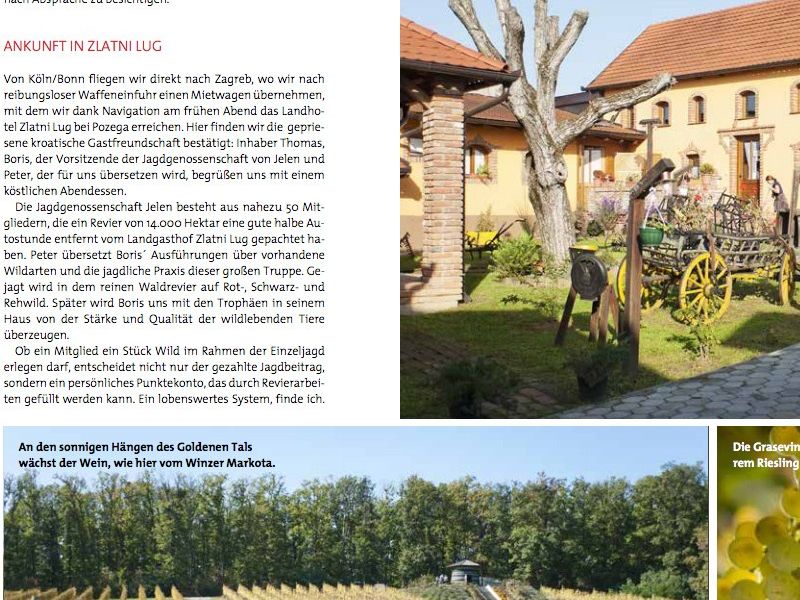 Isječak iz magazina Halali