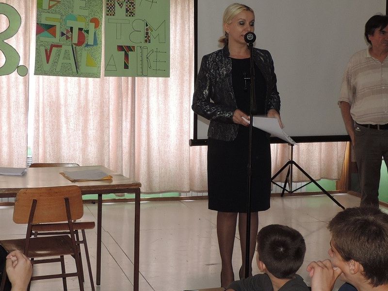 ravnateljica Klaudija Kovač i profesor Nenad Kuzmanović