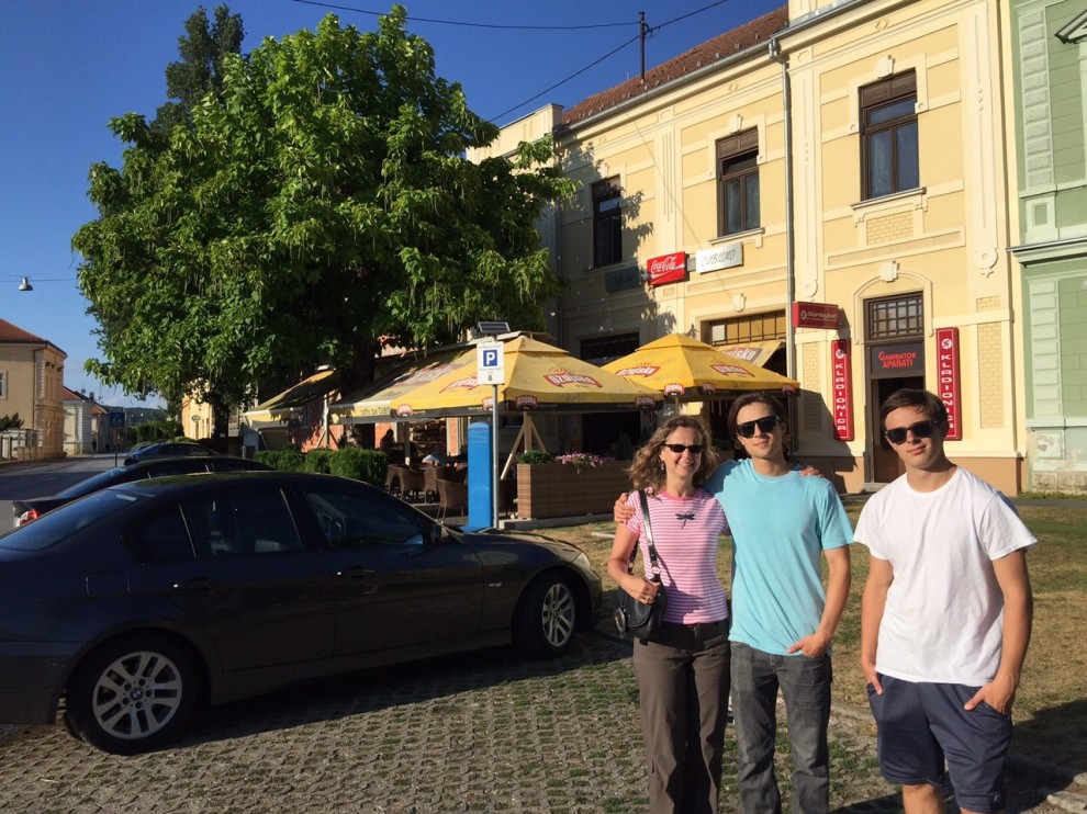 Sonja Tomić sa sinovima Lukom i Markom
