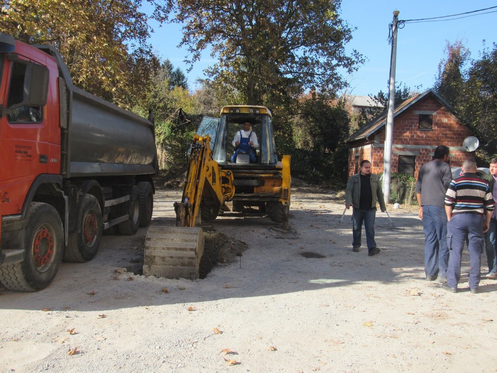 Radovi kod Hotela Pakrac