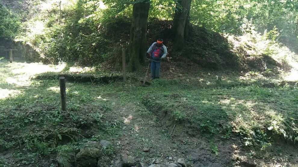 košnja trave na izvorištu Bukovac