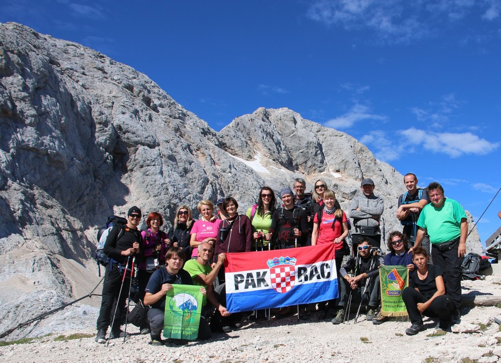 na Kredarici (2515 m) s Triglavom u pozadini
