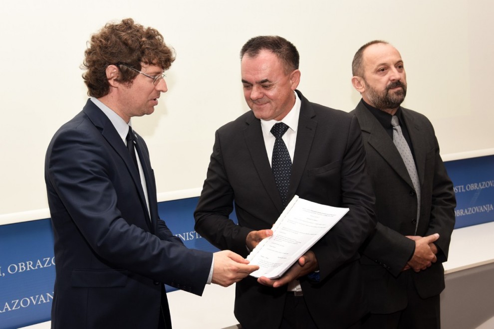 Ministar Predrag Šustar i župan Alojz Tomašević, Foto: Željko Gašparović