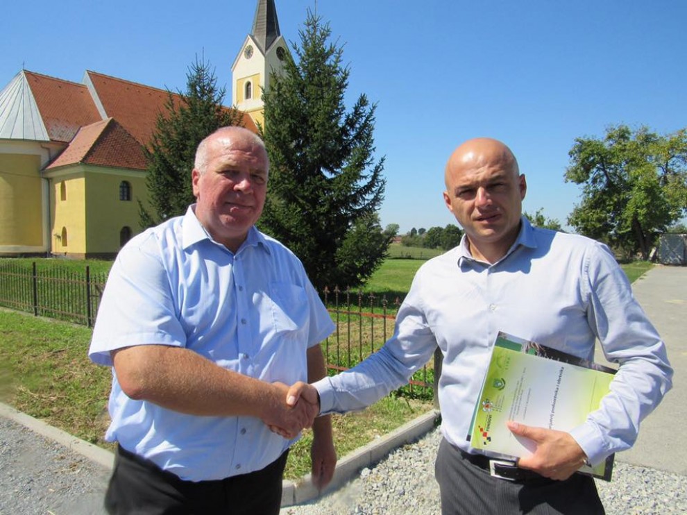 Darko Puljašić i gradonačelnik Lipika Vinko Kasana