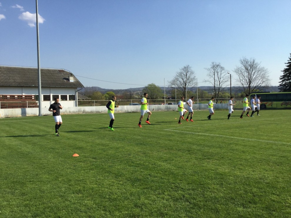 Zagrijavanje pred utakmicu