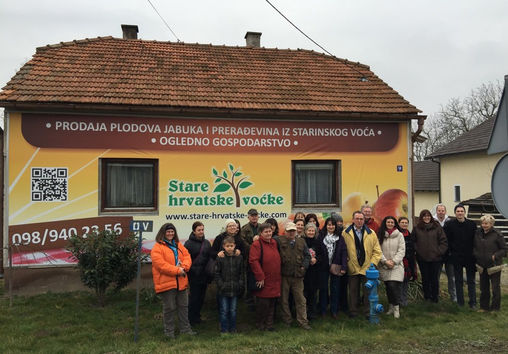 Ispred imanja OPG Horvatić