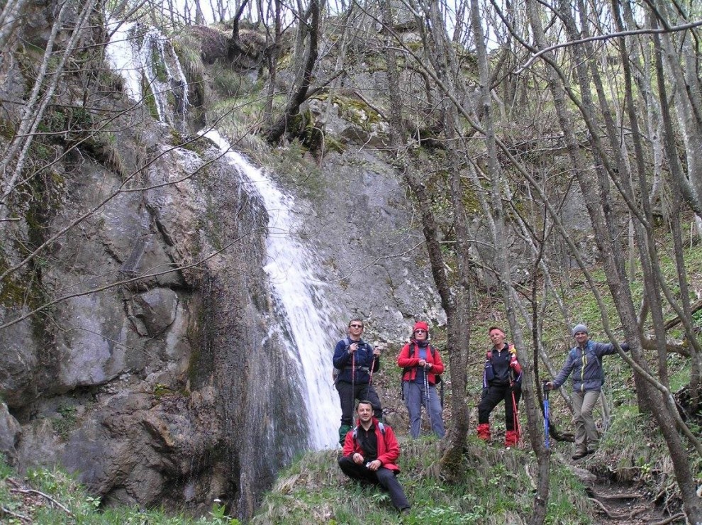 Slap Sopot iznad zaseoka Sopote pokraj Sošica u Žumberku