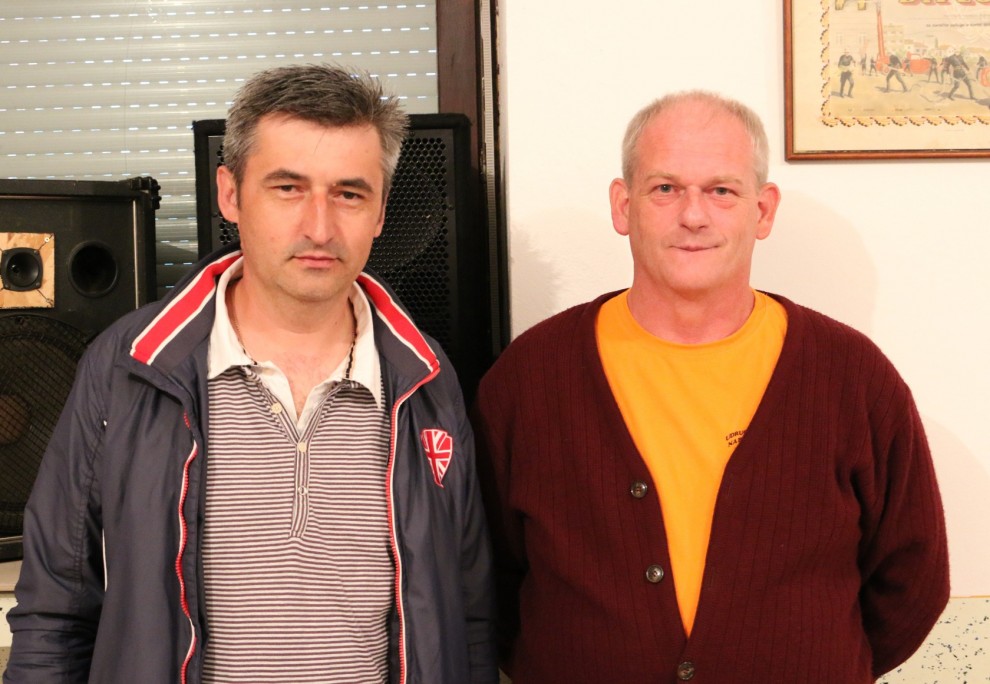 S lijea: Ilija Majdandžić i Marijan Poletto, stari i novi predsjednik Udruge Lido