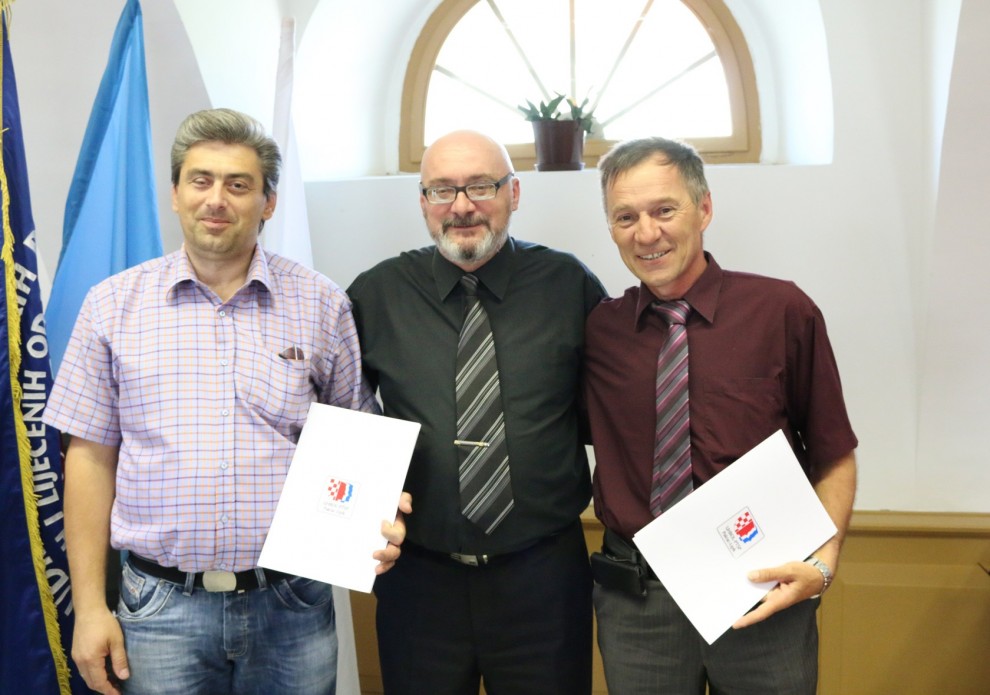 s lijeva: Miroslav Bagarić, Ivica Mateš i Zdravko Crnković