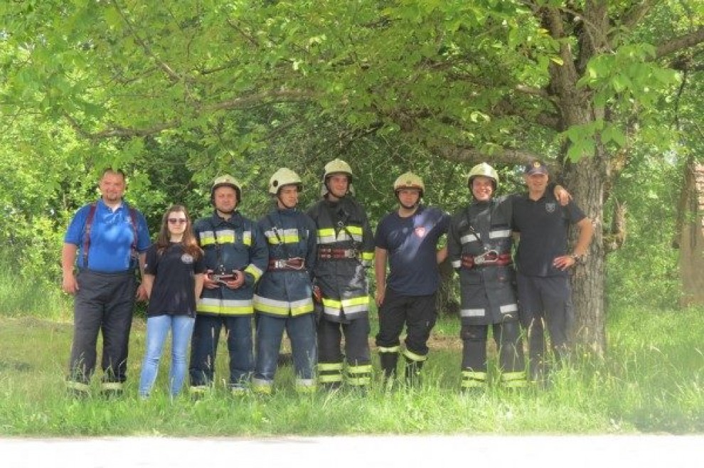 DVD Lipik na vježbi u Velikom Banovcu (izvor: FB profil DVD Lipik)